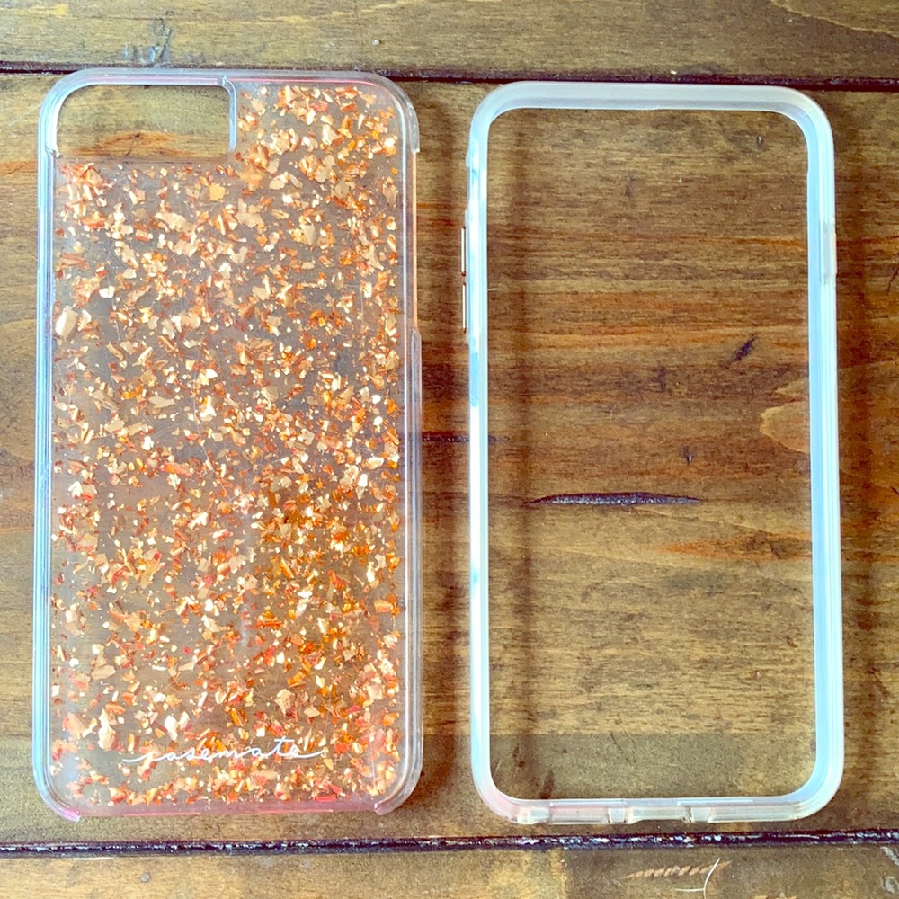 Rose gold 8+ iPhone case - casemate